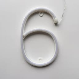 DIY Alphabet Letter Neon Light Sign & @ Number LED Night Light 22cm Height Decor Birthday Wedding Party Wall USB & Battery Case