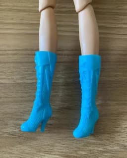 New styles Doll shoes high heel boots flat shoes toy blue yellow red purple for your BB 1/6 dolls A199a