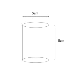 Acrylic Transparent Cylindrical Ring Jewelry Display Stand Doll Mold Storage Stand Earring Stand Makeup Photography Stand