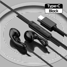 USB Type C Wired Earphone For Samsung Galaxy S25 S24 S23 S22 S21 Ultra Headphones A53 A52 A54 Note 20 3.5mm Jack Earbud Headset