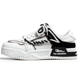 Men Skateboarding Shoes Canvas Thick Bottom Platform Shoes Comfortable Breathable Vulcanized Shoes Casual Sneakers Student Shoe