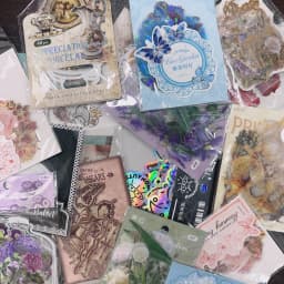 5/10/20 Pack Random Vintage Handbook Sticker Pack Collage Scrapbooking Label Diary Album Journal Planner Material Stationery