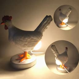 LED Night Lights Funny Animal Chick Light Easter Carnival Party Ornaments Children's Gifts Home Decoration Chicken Night Lamp