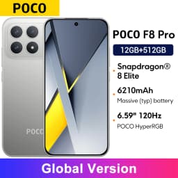 Global Version POCO F8 Pro 5G Snapdragon® 8 Elite 6.59" 120Hz POCO HyperRGB AMOLED Display 50MP camera with OIS Smartphone