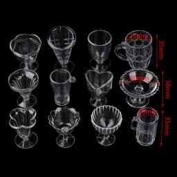 4Pcs-17Pcs 1:12 Scale Plate Cup Dish Bowl Tableware Set Dollhouse Miniature Toy Doll Food Kitchen Living Room Accessories