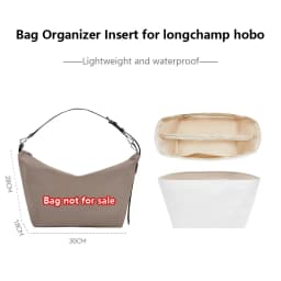 Waterproof Bag Insert For Longchamp Hobo,lightweight Bag Organizer Insert Storage,Bag Support Bag Replacement Accessories