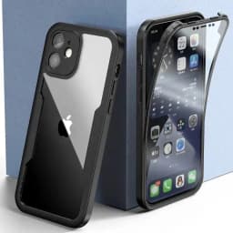 360 Full Body Front+Back Clear Case For iPhone 16 15 14 13 11 12 Pro Max XS X XR 7 8 Plus SE 2022 Silicone Shockproof Cover