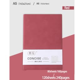 Notebook Business Sheepin Notepad Lined Daily Office Notebook Journal Stationery A6 160pages