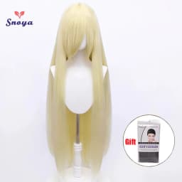 Snoya 100cm Synthetic Fluffy Corn Perm Cosplay Wig Pink Red Blue Purple Anime Party Long Wig for Women