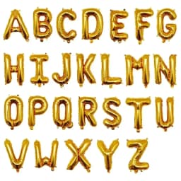 16 32 Inch Foil Letter Balloons A-Z Air Helium Alphabet Balloon Figures Happy Birthday Wedding Decorations Adult Name Baloon