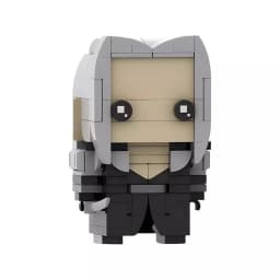 Bricklink MOC Game Fantasyed Action Figures Zack Fair Tifa Aerith Cloud Mog Bricks Sets Building Blocks Kid Toys Christmas Gift