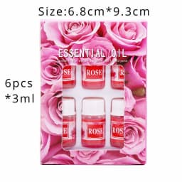 36*3ml Essential Oils Aromatherapy Lavender Rose Mix Oils Water-soluble Oil Humidifier Room Fragrance Essential Aroma Diffuser