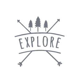 Explore In The Forest Cars Decals Tree Silhouette Vinyl Car Stickers For Computer Laptop Or Car Decoration