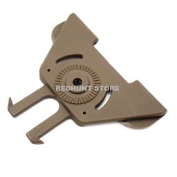 Tactical Double Magazine Holster Universal 9mm .40 Caliber Stack Mag Holder with 1.5-2 Inches Belt Clip and Paddle for Hunting