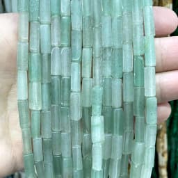 4*13MM Natural Stone Square Aventurine Tiger Eye Agates Crystal Jades Spacer Beads For Jewelry Making DIY Bracelet Accessories