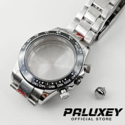 Daytona 40mm VK63 Sapphire Glass Watch Case Ceramic Bezel Men's Watch Accessories Suitable for VK63 VK63A VK64 Quartz Movement