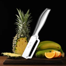 Stainless Steel Peeler Kitchen Sharp Fruit Vegetable Peeler Non-slip Handle Comfortable Grip Easy To Operate for Home Daily Use