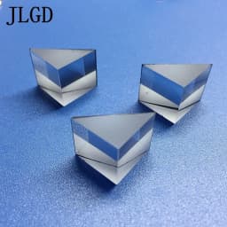 5mm 10mm 15mm 20mm 25mm 30mm Optical K9 glass right-angle prism with 45-degree internal reflection coating and blackened.
