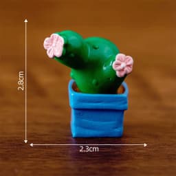 1:6 Dollhouse Miniature Potted Plants Model Green Leafed Plant Pot Bonsai Home Garden Decor Toy Doll House Accessories