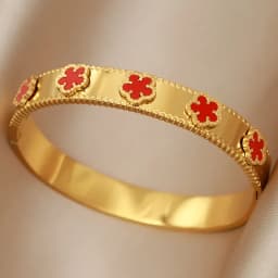 New Sight Stainless Steel Crystal Eyes Bangles&bracelets for Women Fashion Brand Jewelry Flower Leopard Bangle Party Accessories