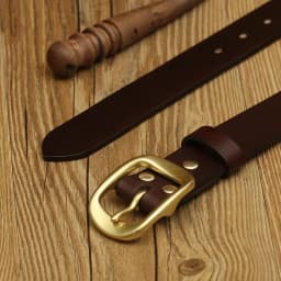 Handmade Belt Buckles for Men Thick Natural Vegetable Tanned Leather Pin Buckle Mens Waist Belt Men's Belt Gifts for Men