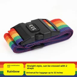 Travel Luggage Strap Cross Safety Fixation Baggage Tie down Cargo Bag Protection Buckle Rope Strengthening Band Accessories