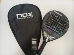 NOX AT10 ML10 3K 12K 18K 2023-2026 Padel Racket Carbon Fiber Surface with EVA Memory Flex Foam Core Lightweight Padel Racquet