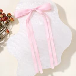 2pcs Long Tassel Ribbon Hairpin Cute Candy Bow Clip for Women Girls Party Gifts Headwear Side Clips Hair Accessories Wholesale