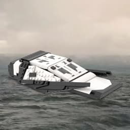 MOOXI Interstellar Sci-Fi Movie Scene Spaceship Adults Building Blocks Set MOC Bricks Model Kit DIY Toys For Kids Boys Girl Gift