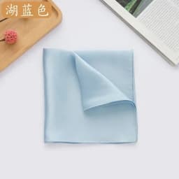 1pc Natural 35cm Pure Silk Mans Pocket Square Handkerchief 100% Mulberry Silk Pocket Towel Hand Hanjin Sudaria