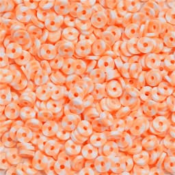 350Pcs/Lot 6mm Flat Round Polymer Clay Beads Loose Spacer Beads for Jewelry Making DIY Needlework Bracelet Necklace Earrings