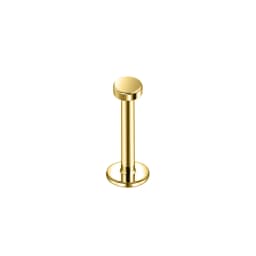 ZS 1PC 16G Rose Gold Plated Helix Piercing Earring Zircon Lip Stud Star Moon Labret Piercing Jewelry Crystal Lip Body Jewelry