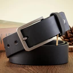 3.8CM Real Genuine Leather For Men High Quality Cowskin Casual Jeans Belts Business Cowboy Waistband Male Fashion Designer Belt