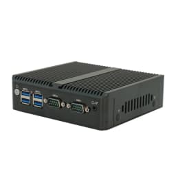 Fanless Industrial Mini PC J6412 J4125 12th Gen N100 N150 2*LAN RS232 HD VGA Win10/11 Linux Ubuntu WIFI Desktop Computer Home PC