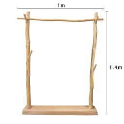 Wood Boutique Clothes Racks Drying Display Stylish Japandi Design Clothes Rack Hotel Modern Colgadores De Ropa Room Furniture