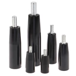 Revolving Handle M6 M8 M10 M12 Plastic Metal Knob Male Threaded Stem Handwheel Screw Milling Machine Tool Lathe Grinding 1pc