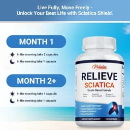 Relieve Sciatica Capsules - Relieve Joint Pai, Balance Inflammation, Restore Mobility, Support Nerve and Bone Health