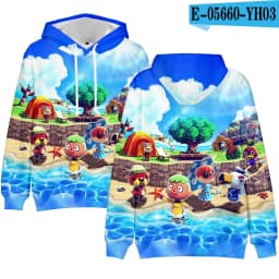Hoodies men Animal Crossing 3D Sweatshirts Women pullover Cartoon Game Harajuku Funny Student's Hooded Spring/Autumn Tops