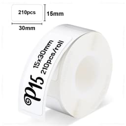 Marklife P15/P12/P11 Label Printer White Label Paper 12*40mm Transparent Label Sticker Waterproof Adhesive Tape for D30 Labeller