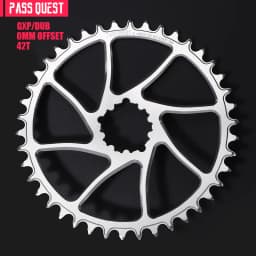 Round Oval 0mm Offset For SRAM Gx XX1 Eagle GXP PASS QUEST Crankset Round MTB Narrow Wide Chainring 28T 30T 32T 34T 36T 38T