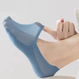 Man Breathable Invisible No Show Male Ice Silk Ankle Sock Slippers Summer Hollow Out Mesh Thin Anti-slip Low Cut Boat Socks