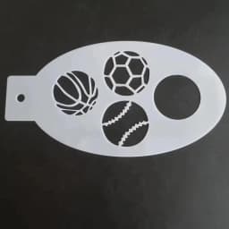 PET Stencil For Face Body Face Painting Paint Reusable Templates For Body Arts Cosplay Halloween Christmas Party