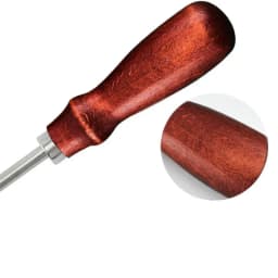 1.0/1.2/1.4/1.6mm Leather Edge Beveler Skiving Beveling Knife Cutting Hand Craft Tool with Wood Handle DIY Sewing Tools
