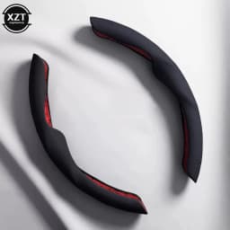 2pcs 36-38CM PU Car Steering Wheel Cover Liquid Feeling Universal Car Interior Accessories Car styling