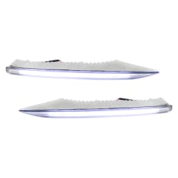 3 Color LED Fog Lamp For Renault Koleos Facelift Mdoel 2011 2012 2013 2014 DRL Daytime Running Light With Yellow Turn Signal
