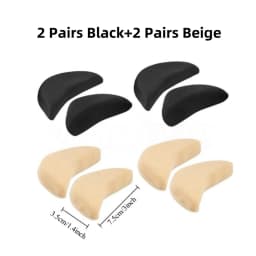1-4Pairs Sponge Forefoot Insert Pad for Women High Heels Toe Plug Half Sponge Shoes Cushion Feet Filler Insoles Anti-Pain Pads