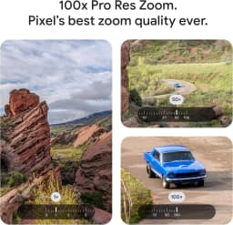 Google Pixel 10 Pro with Gemini, Tensor G5 Triple Rear Camera System, Fast-Charging 24+ Hour Battery 4870 mah 6.3" Display