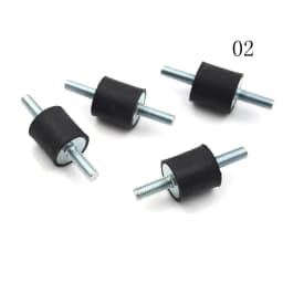4pcs/lot Anti Vibration Silentblock Boat Car Bobbin Rubber Mounts Male Tools M4 M5 M6 M8 Rubber Mounts Shock Damper