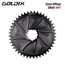 GOLDIX 3-Bolt MTB/Road Bike Chainring Wide and Narrow Teeth AERO Chainring CNC Hollow Cutting Machining for SRAM 3 Bolt Crankset
