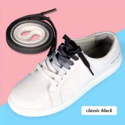 1Pair Gradient Shoelaces Rainbow Laces Colorful Flat Shoelace for Sneaker Casual Canvas Shoe laces Shoes Strings 90cm/100cm